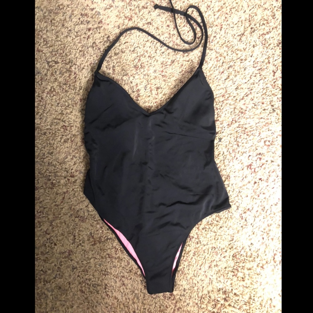 Pink VS Black Swim Suit